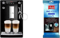 Melitta Caffeo Solo Kaffeevollautomat mit Auto-Cappuccinatore, Schwarz, inkl. Entkalkungs-Filter